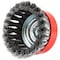 Forney Cup Brush, Knotted, 4 in x .020 in x 5/8 in-11 Arbor 72753 - alternate 3